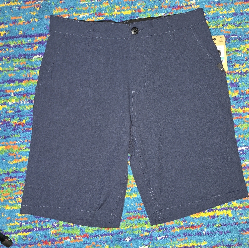 NWT Quiksilver Boys' Union‎ Amphibian Water Friendly Hybrid Shorts